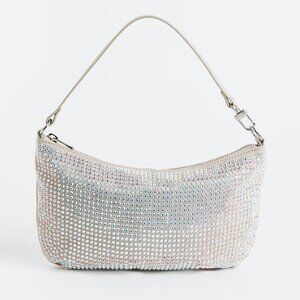 H&M Rhinestone-embellished shoulder bag
